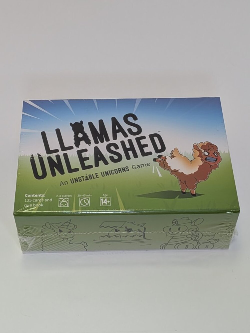 Llamas Unleashed Card Game Unstable Games Unstable Unicorns 2018 New Sealed